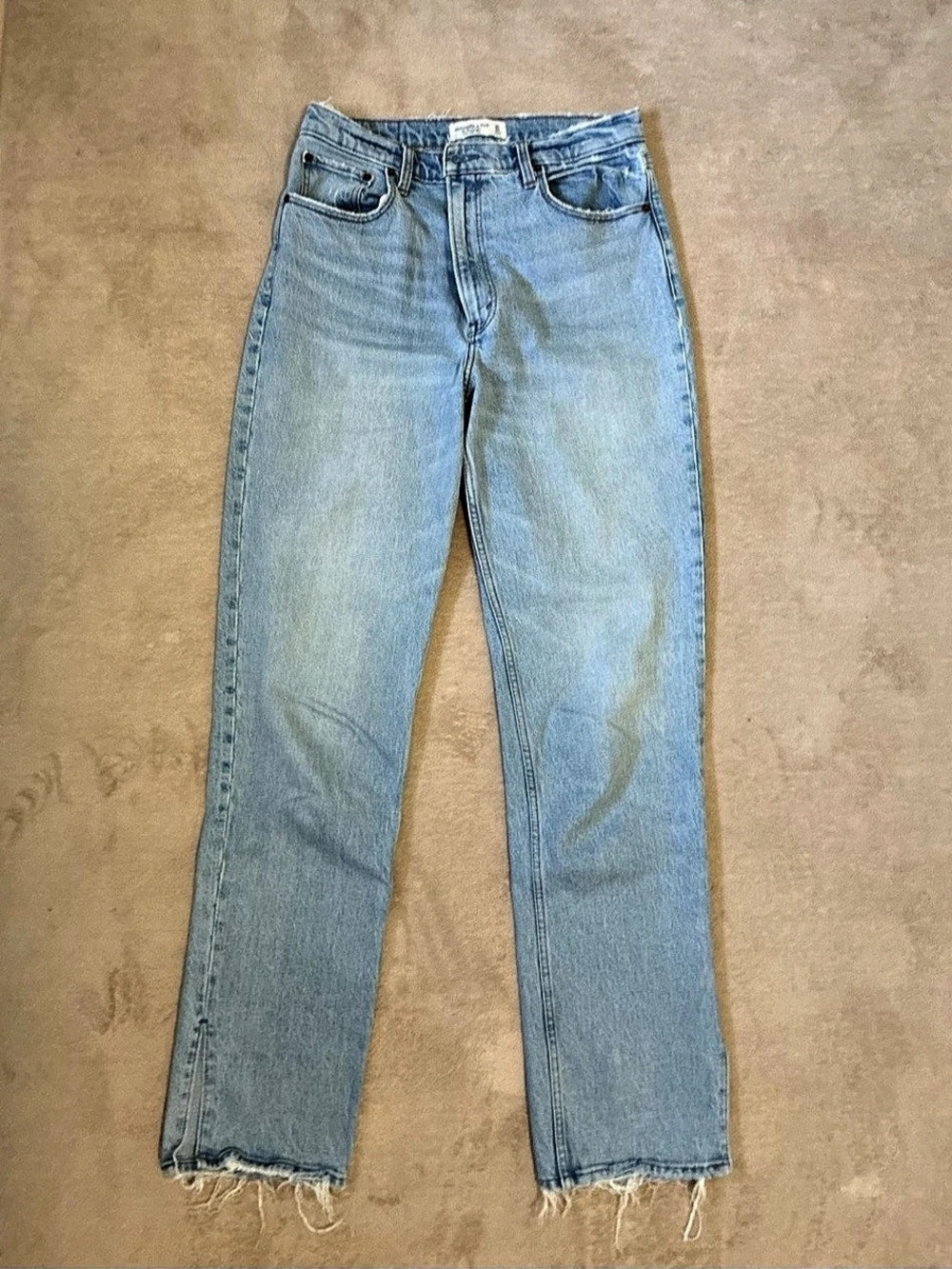 Abercrombie & Fitch The '90s Straight Ultra High Rise Jeans TALL